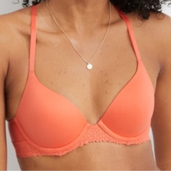 NWT AERIE REAL SUNNIE FULL COVERAGE LIGHTLY LINED
BLOSSOM LACE BRA - Picture 2 of 7